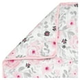 thumbnail image 4 of Bedtime Originals Blossom Pink Watercolor Floral 3-Piece Baby Crib Bedding Set, 4 of 9