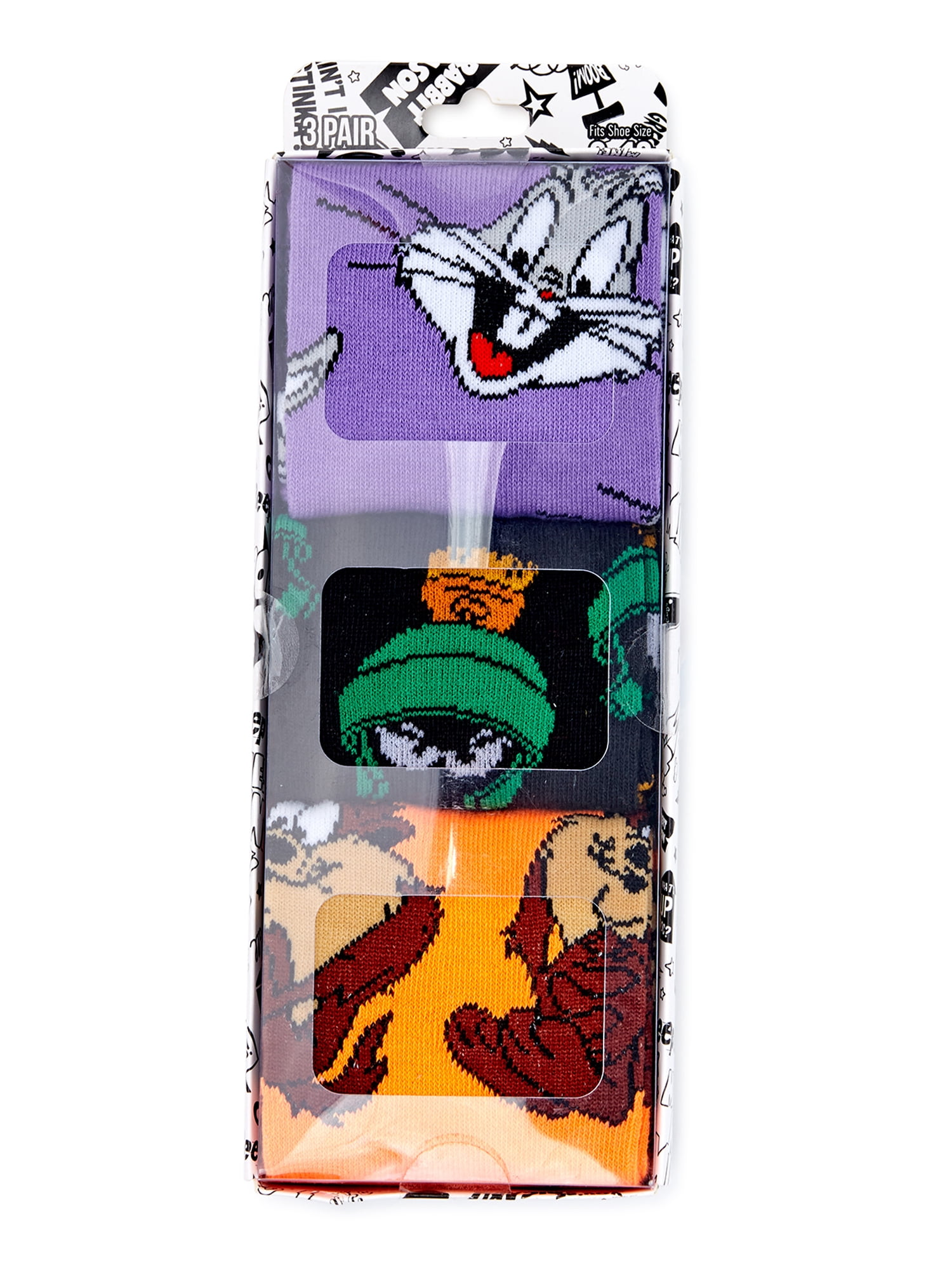Looney Tunes Men's Socks, 3-Pack