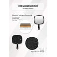 thumbnail image 4 of Hand Mirror, Extra Large Barber Hairdressing Handheld Mirror with Handle for Salon, Pack of 3, 4 of 7