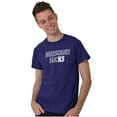 thumbnail image 5 of Kansas Rivalry Funny Missouri Sucks Men's Graphic T Shirt Tees Brisco Brands S, 5 of 6