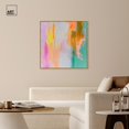 thumbnail image 3 of Golden Burst of Tones Canvas Spring Abstracts by Art Remedy, Gold Frame, 40" x 40", 3 of 7