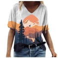 thumbnail image 2 of TIMIFIS T-Shirt Graphique à Manches Courtes pour Femmes, Col Rond, Ample et Décontracté, 2 of 3