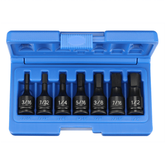 Grey Pneumatic 3/8" Drive 7 Piece Hex Driver Set