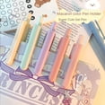 thumbnail image 4 of Bolígrafo de Gel Kawaii de 0,5mm, accesorios de oficina retráctiles para estudiantes, suministros escolares de dibujos animados, papelería, 6 uds. Por juego, 4 of 4