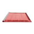 thumbnail image 2 of Ahgly Company Machine Washable Indoor Round Abstract Red Modern Area Rugs, 7' Round, 2 of 4