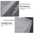 TUIBELY 100pcs Clear Plastic Liners for Rabbit & Guinea Pig Cages