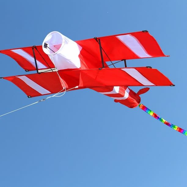 HENGDA KITE for Children and Adults 34" 3D Plane Kite Outdoor Toys with Single Line Polyester