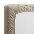 thumbnail image 5 of Rest Haven Soft and Breathable TENCEL Sheet Set- Split Cal King, Beige, 5 of 9