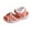 Pink Sandals for Women, variant on Hopeusnice Sandals for Women Trendy Non-Slip Breathable Women's Sandals Open Toe Soft Thick-Soled Platform Heel PU Materials Summer Shoes Roman Flexible Walking Shoes Pink 39
