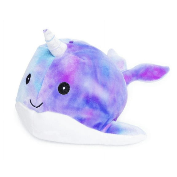 Squishmallow, Hallie The Purple Tie Dyed Narwhal, 8" KellyToy Plush