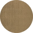 thumbnail image 1 of Ahgly Company Indoor Round Oriental Brown Industrial Area Rugs, 7' Round, 1 of 4