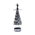 thumbnail image 1 of Rotary Tea Light Candle Holder  Christmas Tree-shaped Spinning Metal Candlestick Candle Holder  Romantic Rotation Decorative Candle Holder Christmas Decoration for Wedding Party Home Deco, 1 of 18