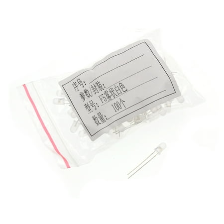 

100pcs Electrolytic Capacitors White Accessories Illumination Compact Wear-resistant Man-carried Electronic Component White 1