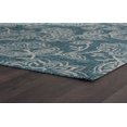 thumbnail image 5 of Veranda Transitional 5' x 7' Aqua and Light Gray Polypropylene Outdoor Area Rug, 5 of 8