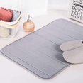 thumbnail image 5 of 1 alfombra de baño antideslizante suave (40 x 60 cm, gris) oso de fresa Electrónica, 5 of 5