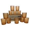 thumbnail image 5 of 14 oz. Havana Frosted Champagne Empty Candle making Jar candle vessels for DIY candle-making projects (Box of 12) FREE SHIPPING, 5 of 8