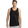 thumbnail image 2 of Hanes Best Men's Tagless 100% Cotton Tank Top 6 Pack (Black/Grey, 2XL), 2 of 3