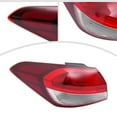 thumbnail image 2 of Left Side Outer Tail Light Halogen Taillamp Tail Light Assembly Red 12V For 2017 2018 Kia Forte Sedan, 2 of 18