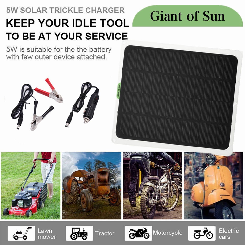 Yuniba 22W Monocrystalline Solar Panel Kit, Black