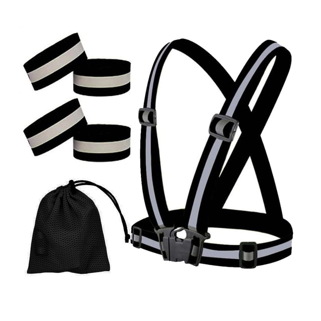 Reflective Elastic Band Suit Reflective Clothing Night Running Safety Reflective Vest