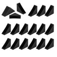 thumbnail image 1 of Uxcell 30Pcs Triangle Glass Corner Protector, 0.79 Inch Plastic Glass Table Corner Protector Transport Corner Guard for Glass, Ceramics, Wood, and Steel(Right Angle, Black), 1 of 6