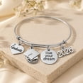 thumbnail image 2 of 2026 Graduation Charm Bracelet, Girls Graduation Gift, Gift for Graduates, Class of 2026, 2 of 9