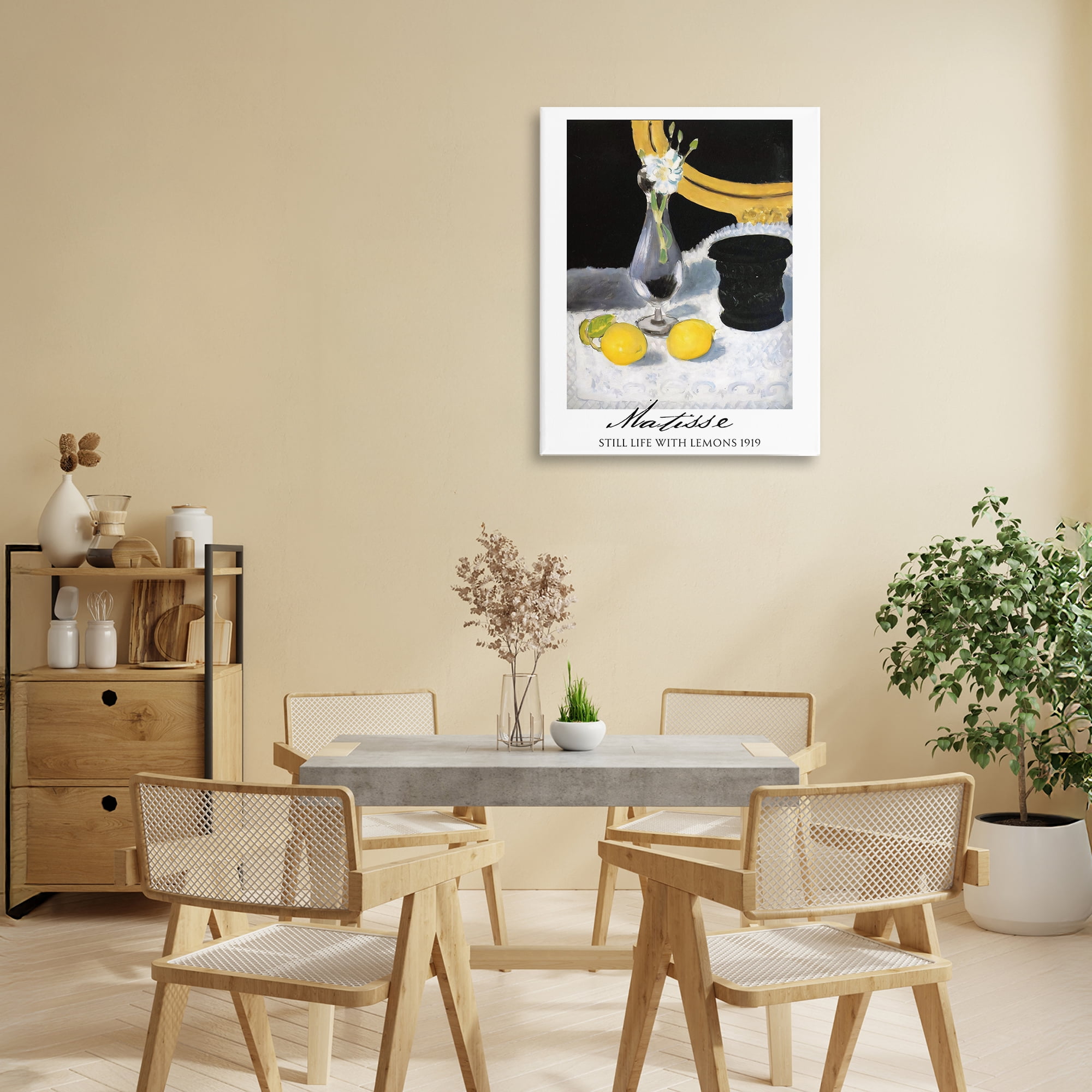 Stupell Industries Matisse Still Life Lemons Canvas Wall Art, design by Vintage Hustle