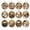 K, variant on Christmas Ornaments DIY Pearl Diamonds Art Kits for Adults, 12pcs, 2.76 Inch