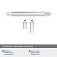 thumbnail image 4 of Amerock Balon 5-1/16 inch (128mm) Center-to-Center Polished Chrome Cabinet Pull, 4 of 6