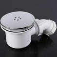 thumbnail image 2 of 90mm/115mm Shower Drain Replacement, Universal Chrome Cover for Fast Drainage, Ideal for Shower Installations in Bathrooms, 2 of 5