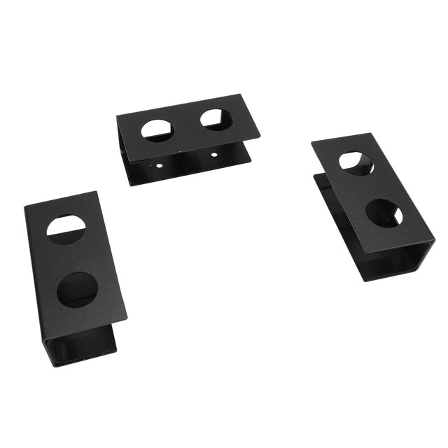 Under Desk Laptop Mount, Metal Under Desk Holder Tray Keyboard Device Shelf for Laptop Cable Boxes TV Boxes