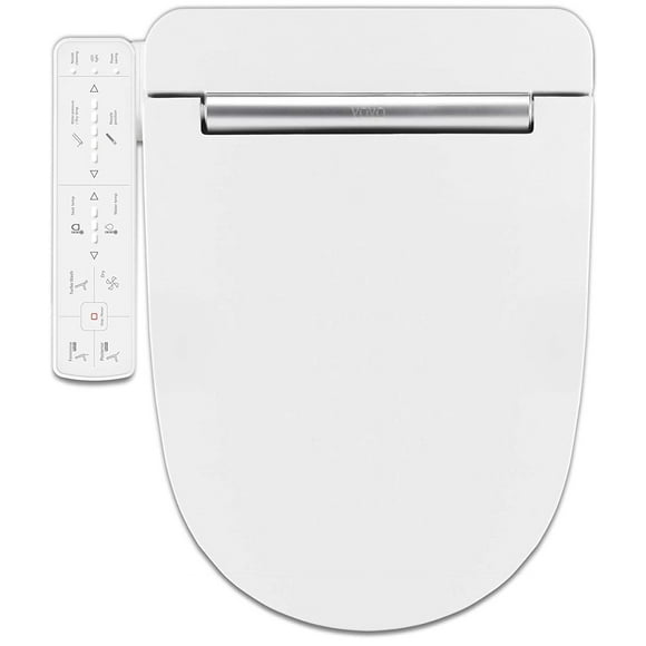 VOVO STYLEMENT Bidet Toilet Seat Heated Seat, Warm Dry and Water, LED Nightlight, Elongated