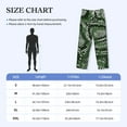 thumbnail image 4 of Lsque Green Snakeskin Print Men's Pajama Pants, Lounge Pant - Comfortable Home Wear,Elastic Waistband, Stylish Design-Large, 4 of 9