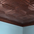 thumbnail image 5 of FASÄDE Traditional 3 Decorative Vinyl 2ft x 4ft Glue Up Ceiling Panel in Moonstone Copper(5 Pack), 5 of 5