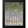 thumbnail image 2 of Goldberger, Jennifer 20x24 Black Modern Framed Museum Art Print Titled - Pastel Birchline II, 2 of 5
