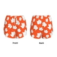 thumbnail image 5 of Lsque Bright Autumn Leaves Charm Printed Women's Running Shorts with Liner Pockets,Elastic Quick Dry Workout Athletic Gym Yoga Shorts,Womens High Waist Shorts-XX-Large, 5 of 9