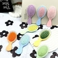 thumbnail image 2 of FACEGA 6Pcs Hair Brush Dry-Wet Ventilated Wide-Tooth Mini Brush Round Soft Massaging Fashion Round Brush,Yellow, 2 of 3