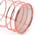thumbnail image 4 of Wire Baskets, Wire Mesh Organizer Basket, Desk Drawer Countertop Freezer Storage Organizing Basket for Entryway, Bedroom, Bathroom, Office, (Rose Gold), 4 of 7