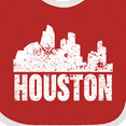 thumbnail image 4 of Inktastic Houston Skyline Grunge Boys or Girls Baby Bib, 4 of 4