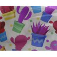 thumbnail image 5 of oneOone Georgette Viscose Fabric Leaves & Floral Block Decor Fabric Printed BTY 42 Inch Wide, 5 of 5