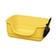 thumbnail image 2 of Caja de arena abierta para gatos, contenedor de arena para gatos pequeños y grandes Amarillo, 2 of 9