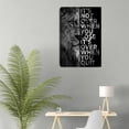 thumbnail image 6 of Inspirational Wall Art for Office Quotes Black and White Wall Decor for Animal Lion Motivational Canvas Prints Framed Wall Art for Bathrooms Modern Home Decor Framed Stretched - 12" Wx18 H, 6 of 6