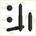thumbnail image 2 of Black Toilet Paper Holder Spring Rod | Toilet Paper Roller Replacement | 6 Inch Toilet Paper Holder Replacement Rod | Durable Plastic Spindle – Fits All Standard Tissue Rolls, 2 of 6