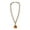 F, variant on Halloween Pet Charm Necklace Collar, Cute HalloweenâElement Pendant Decorative Gold Chain Necklace, Pet Accessory for Cats & Small Dogs Halloween Party Dressâup