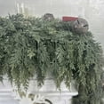 thumbnail image 6 of OAVQHLG3B 5.9ft Artificial Cedar Garland, Faux Green Christmas Greenery, For Fireplace, Indoor Outdoor Decor, 6 of 6