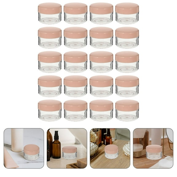 FRCOLOR  20 Pcs Small Containers with Lids Jars Cream Bottle Cosmetic Empty