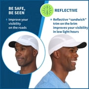 TrailHeads Men's Running Hat - Lightweight, Quick Dry Mesh Sports Cap for Tennis, Golf, Hiking - White