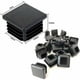 thumbnail image 2 of Tapón de plástico de 40x40mm, tapa de extremo de tubo cuadrado negro, tapones de plástico para pies de muebles de trampolín, 16 Uds., 2 of 5