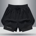 thumbnail image 2 of Bañadores de estilo americano para hombre, pantalones deportivos para correr, ropa interior, pantalones cortos informales de baloncesto antiexposición para entrenamiento de ilusión de dos piezas, 2 of 5