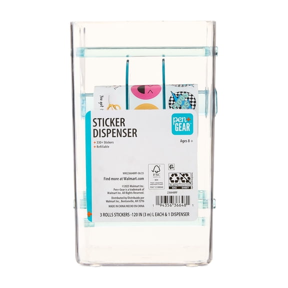 Pen + Gear Sticker Dispenser
